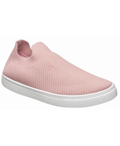 C&c California Women's Vossy Slip On Low Top Sock Sneakers In Dark Pink