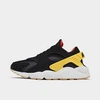 Nike Black & Yellow Limited Edition Air Huarache Sneakers In Black/yellow Strike/white/team Orange