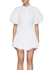 Simkhai Cleo Puff-sleeve Minidress In White