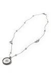 John Hardy Dot Mandala Diamond Pendant Necklace In Silver