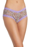 Hanky Panky Patterned Lace Boyshort In Calico/ Eorc