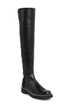 Stuart Weitzman 5050 Faux Pearl Tall Boot In Black