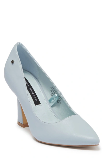 French Connection Raven Pump In Light Blue