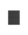 Tvilum Bright 2-drawer Shoe Cabinet In Black Matte