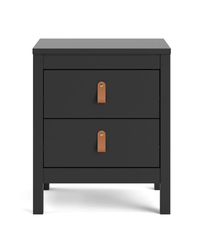 Tvilum Madrid 2-drawer Nightstand In Black Matte