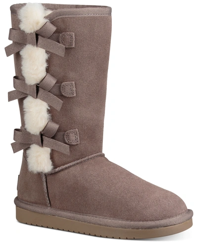 Koolaburra By Ugg Big Girls Victoria Tall Boots Women's Shoes In Cinder