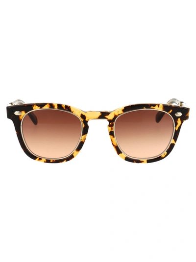 Garrett Leight Hanalei S 45 Sunglasses In Brown
