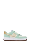 NIKE AIR FORCE 1 07 LX SNEAKERS IN GREEN LEATHER,9C9A8F18-70B1-A70A-0D1A-BD3EA9956504