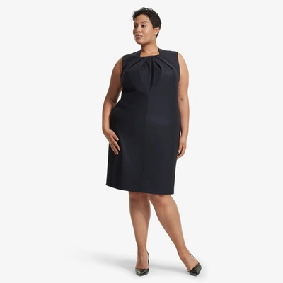 M.m.lafleur The Lucinda Dress - Sharkskin In Ink