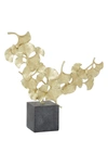 WILLOW ROW CONTEMPORARY GOLD METAL SCULPTURE