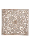 WILLOW ROW WILLOW ROW BROWN TRADITIONAL FLORAL WOOD WALL DECOR