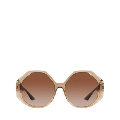 Versace Brown Gradient Hexagonal Ladies Sunglasses Ve4395 533313 59 In .