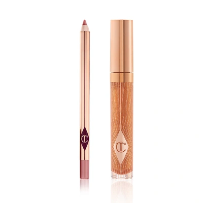 Charlotte Tilbury Luscious Lip Slick In Collagen Lip Bath Gold - Lip Kit