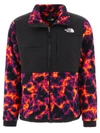Shop The North Face "printed Denali 2" Jacket In Purple