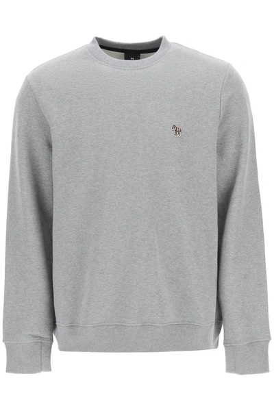 Paul Smith Zebra Logo Sweatshirt In Grey