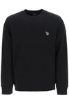 Paul Smith Zebra Patch Crewneck Sweatshirt In Black