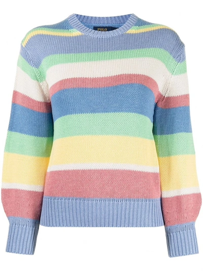 Polo Ralph Lauren Striped Sweater Knitwear Woman In Multi | ModeSens
