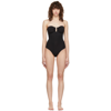 Eres Larcin Deep V Triangle One-piece Swimsuit In Black