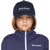 Palm Angels Boys Navy Kids Logo-embroidered Cotton Baseball Cap 6-10 Years Old 8-10 Years In Navy Blue