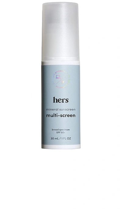 Hers Multi-screen Spf 50 Facial Sunscreen In Beauty: Na