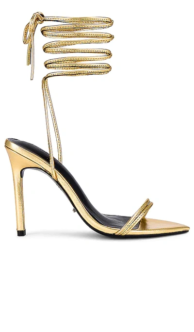 Tony Bianco Millie Sandal In Metallic Gold