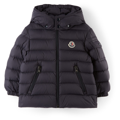 Kith Moncler Lachat Down Hoodie Navy | ModeSens