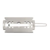 JEAN PAUL GAULTIER SILVER 'THE RAZOR BLADE' BARRETTE