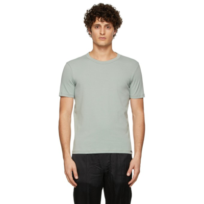 Tom Ford Men's Cotton Stretch Jersey T-shirt In Seafoam