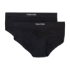 Tom Ford 2-pack Cotton Stretch Jersey Briefs In Black