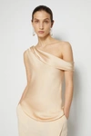 Pre-spring 2022 Ready-to-wear Lexy Cold Shoulder Top In Almond