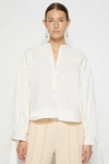 Pre-spring 2022 Ready-to-wear Sonya Poplin Shirt In Ivory