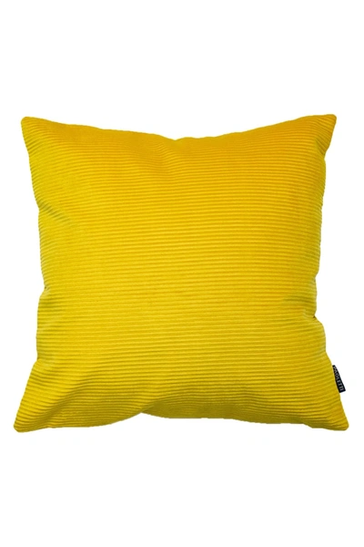 Riva Home Munich Reversible Corduroy Throw Pillow Cover (ceylon Yellow) (one Size)