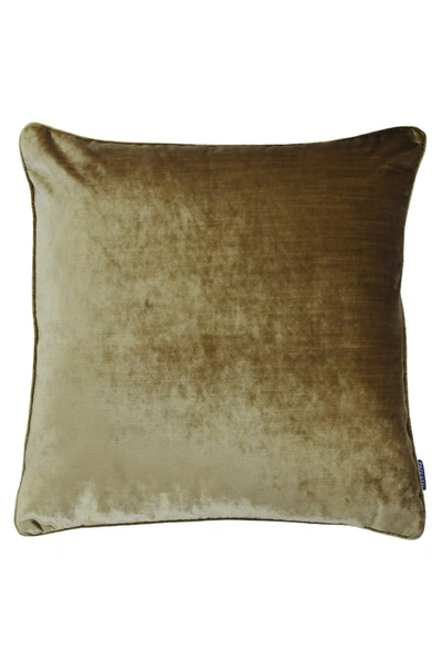 Riva Home Luxe Velvet Pillow Cover (gold) (21.6 X 21.6in)