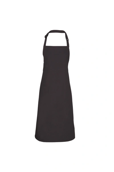 Premier Colours Bib Apron/workwear (pack Of 2) (charcoal) (one Size) (one Size) In Grey