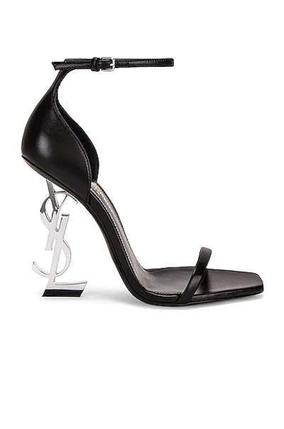 Saint Laurent Opyum Ysl Heels In Nero