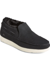 SPERRY SPERRY SPERRY WOMENS/LADIES MOC SIDER BASIC CORE SUEDE CASUAL SHOES (BLACK)