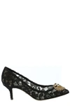 DOLCE & GABBANA DOLCE & GABBANA LACE DETAILED POINTED