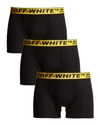 OFF-WHITE MEN'S 3-PACK INDUSTRIAL BOXER BRIEFS,PROD243650135