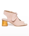 Bernardo Women's Lizzie Suede Sandal Bootie In Blush