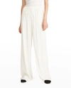 HALSTON FAWN CREPEON WIDE-LEG PANTS,PROD246800065