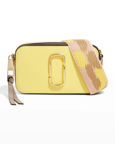 Marc Jacobs Snapshot Colorblock Camera Bag In Yellow Cream Mult