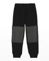 BURBERRY BOY'S TIMMY TB QUILTED JOGGER PANTS,PROD247640447