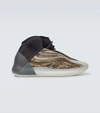 Adidas Originals Yeezy Qntm Amber Tint High-top Sneakers In Ambtin/ambtin/ambtin