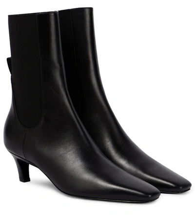 TOTÊME LEATHER ANKLE BOOTS,P00617966