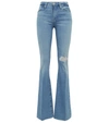 FRAME LE HIGH FLARE JEANS,P00628758