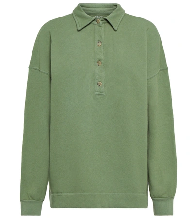 Velvet Denny Cotton Sweatshirt In Cactus