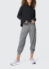 Sweaty Betty Harmonize Luxe Fleece Sweatshirt In Black