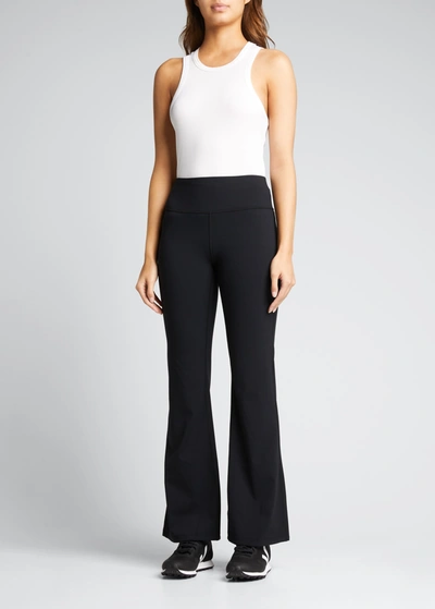Sweaty Betty Power Flared Active Kick Trousers In Black