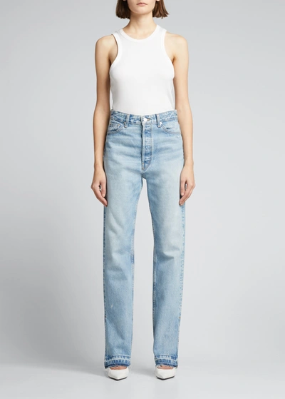 Eb Denim Unraveled Two Jeans In Light Wash
