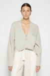 Pre-spring 2022 Ready-to-wear Penny Patchwork Cardigan In Oatmeal